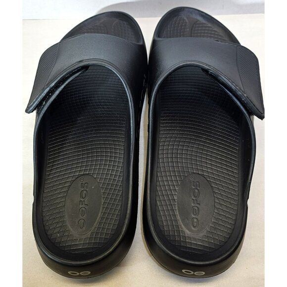 OOFOS Unisex Black Ooahh Sport Flex  slip-on Recovery Comfort Sandal Sz M12- W14 main image 11